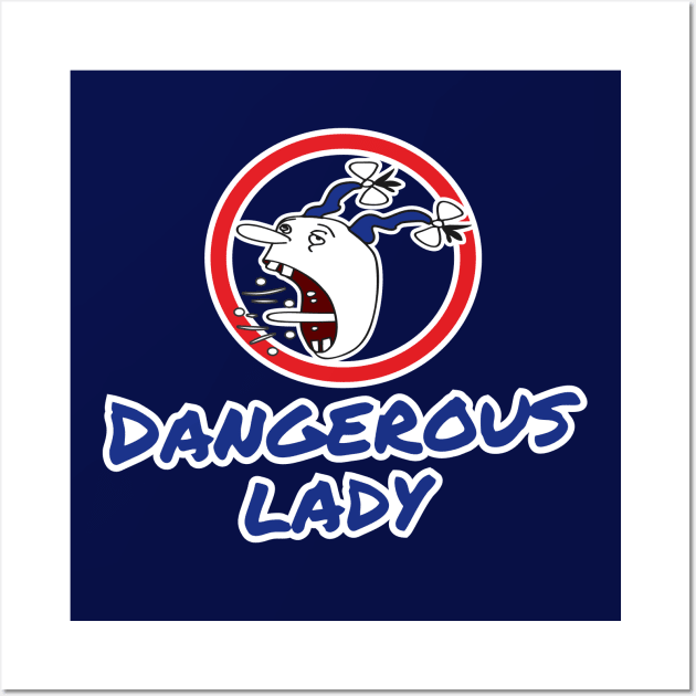 Dangerous lady (transparent background) Wall Art by PENART